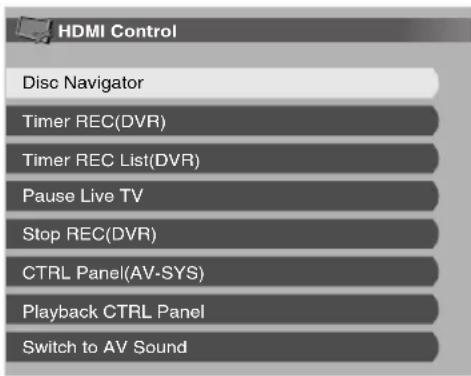 PIONEER PDP5080XA - Using the HDMI Control menus - 1