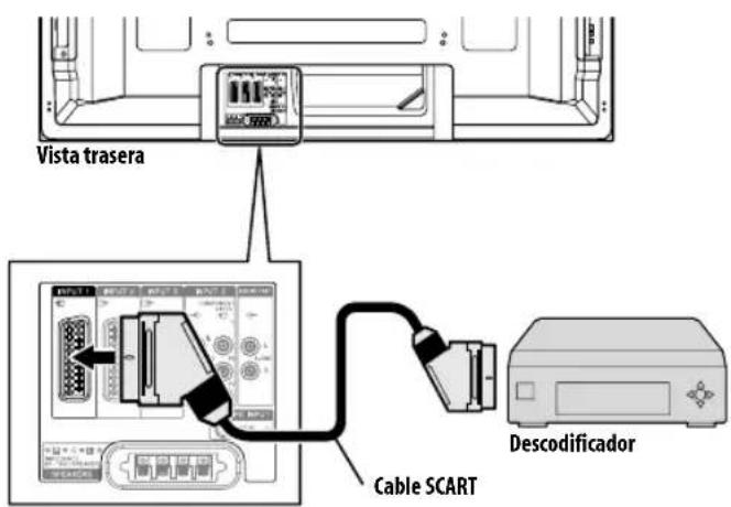 PIONEER PDP5080XA - Conexión de un descodificador - 1