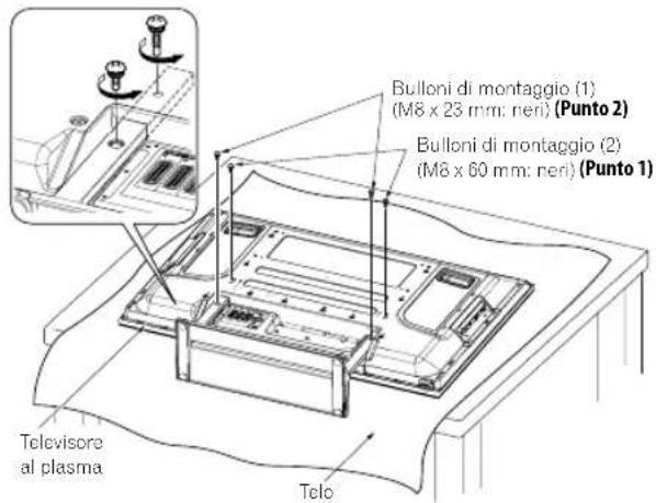 PIONEER PDP5080XA - Smontaggio del supporto - 1