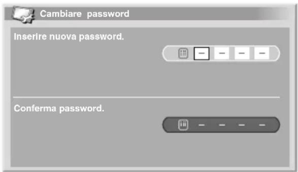 PIONEER PDP5080XA - Modifica della password - 1