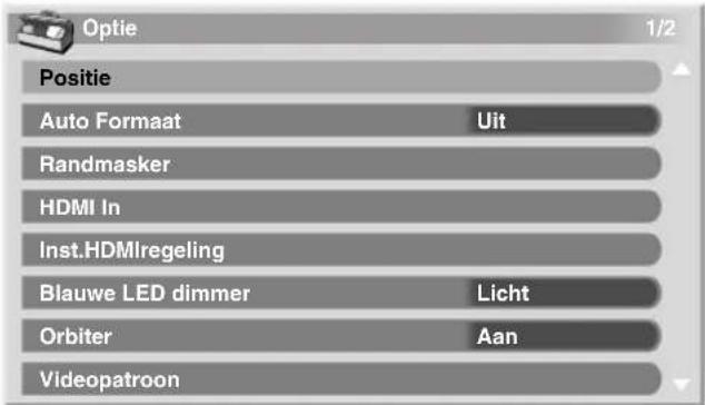 PIONEER PDP5080XA - Over "Optie" menu's - 1