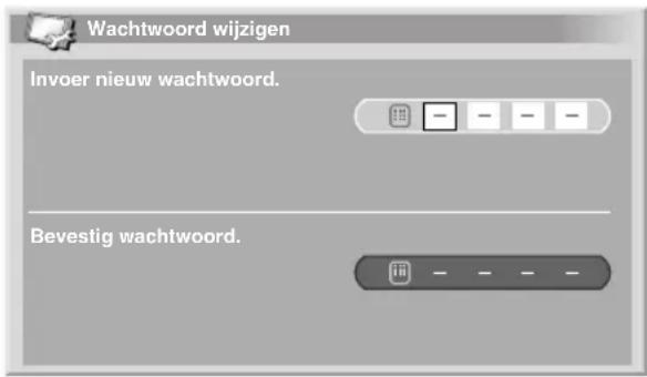 PIONEER PDP5080XA - Veranderen van het wachtwoord - 1