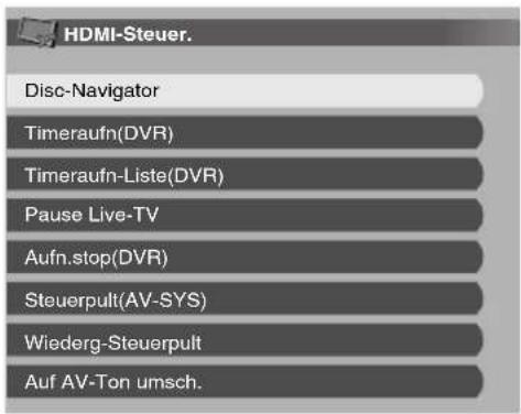 PIONEER PDP4280XA - Verwendung der HDMI-Steuermenüs - 1