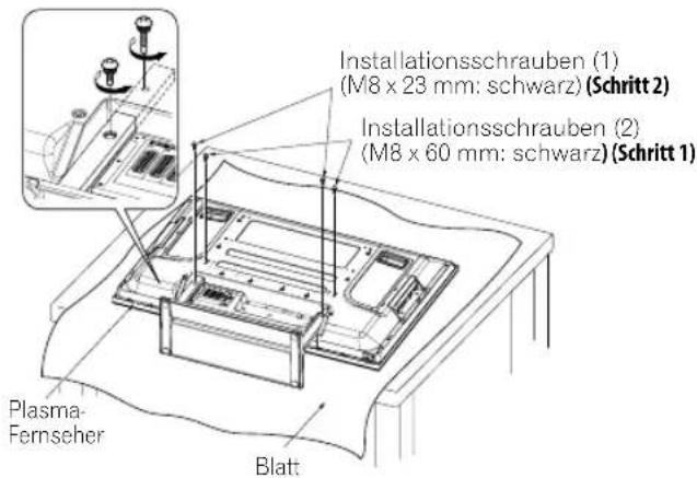 PIONEER PDP4280XA - Abnehmen des FuBes - 1