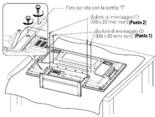 PIONEER PDP4280XA - Rimontaggio del supporto. - 2