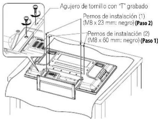 PIONEER PDP4280XA - Reinstalación del soporte. - 2