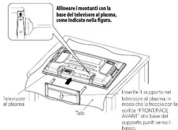 PIONEER PDP4280XA - Rimontaggio del supporto. - 1