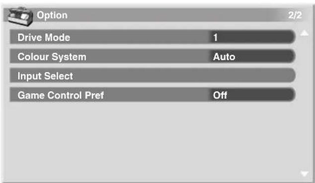 PIONEER PDP4280XA - About "Option" menus - 2