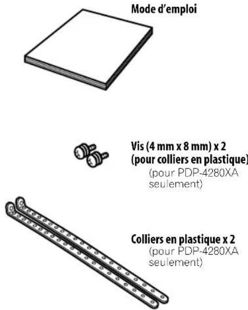 PIONEER PDP4280XA - Accessoires fournis - 2