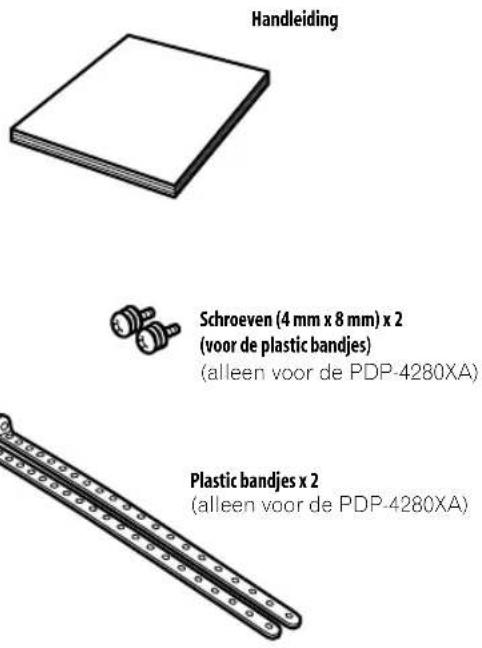 PIONEER PDP4280XA - Meegeleverde accessoires - 2