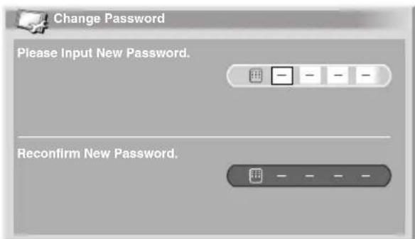 PIONEER PDP4280XA - Changing the password - 1
