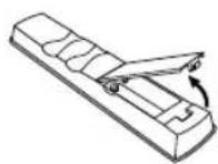 PIONEER PDP4280XA - Mise en place des piles - 1