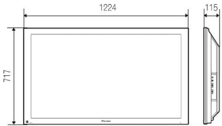 PIONEER PDP4280XA - Unità: mm - 1