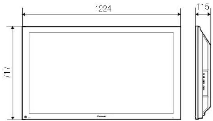 PIONEER PDP4280XA - Unit: mm - 1