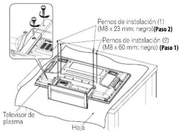 PIONEER PDP4280XA - Extracción del soporte - 1
