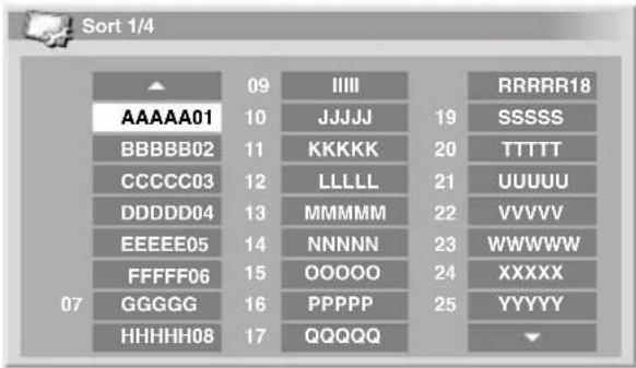 PIONEER PDP4280XA - Sorting preset TV channels - 1