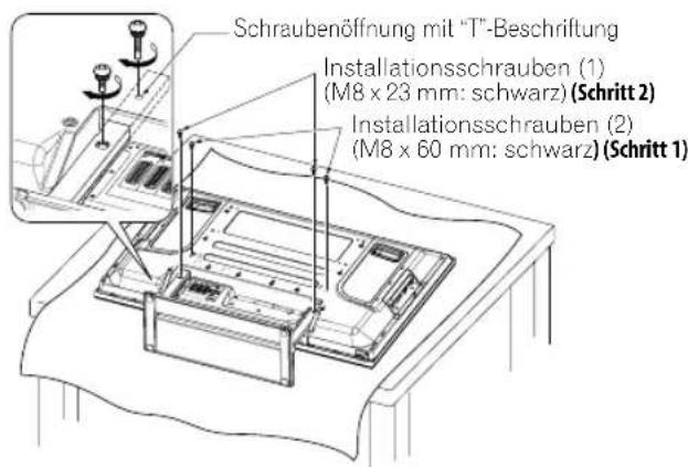PIONEER PDP4280XA - Erneutes Anbringen des FuBes. - 2
