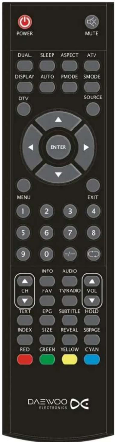 DAEWOO DW2220 - TELECOMANDO - 3