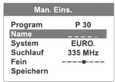 Magnum TV 5553RF - MANUELLE SENDERSUCHE - 1
