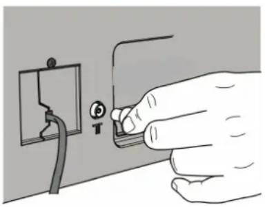 Magnum TV 5553RF - ANTENNENKABEL ANSCHLIEBEN - 1