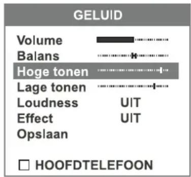 Magnum TV 5553RF - GELUID INSTELLEN - 1