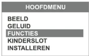 Magnum TV 5553RF - Zo gebruikt u het menu: - 1