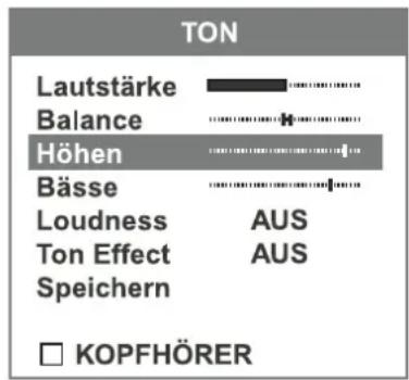 Magnum TV 5553RF - TON EINSTELLEN - 1