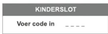 Magnum TV 5553RF - Kinderslot in- / uitschakelen - 1