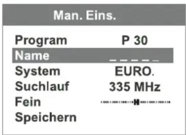 Magnum TV 5553RF - MANUELLE FEINABSTIMMUNG - 1
