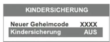 Magnum TV 5553RF - Kindersicherung ein-/ausschalten - 2