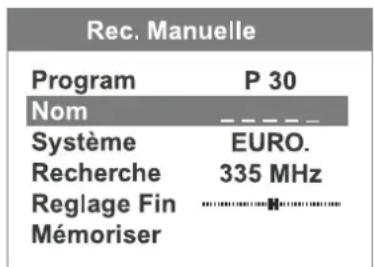 Magnum TV 5553RF - Rec. manuelle - 1