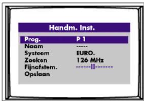 Magnum TV 3750 - FUNCTIES VAN HET HOOFDMENU - 1