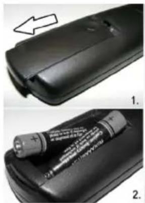 LENCO DVL2695 - De batterijenplaatsen - 1