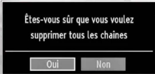 LENCO DVL2695 - Effacer la liste des chaînes (*) - 1