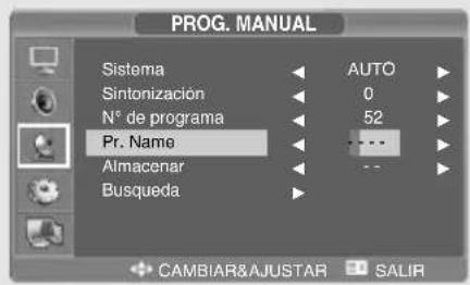 SALORA LCD2237TN - Nombre del canal - 1