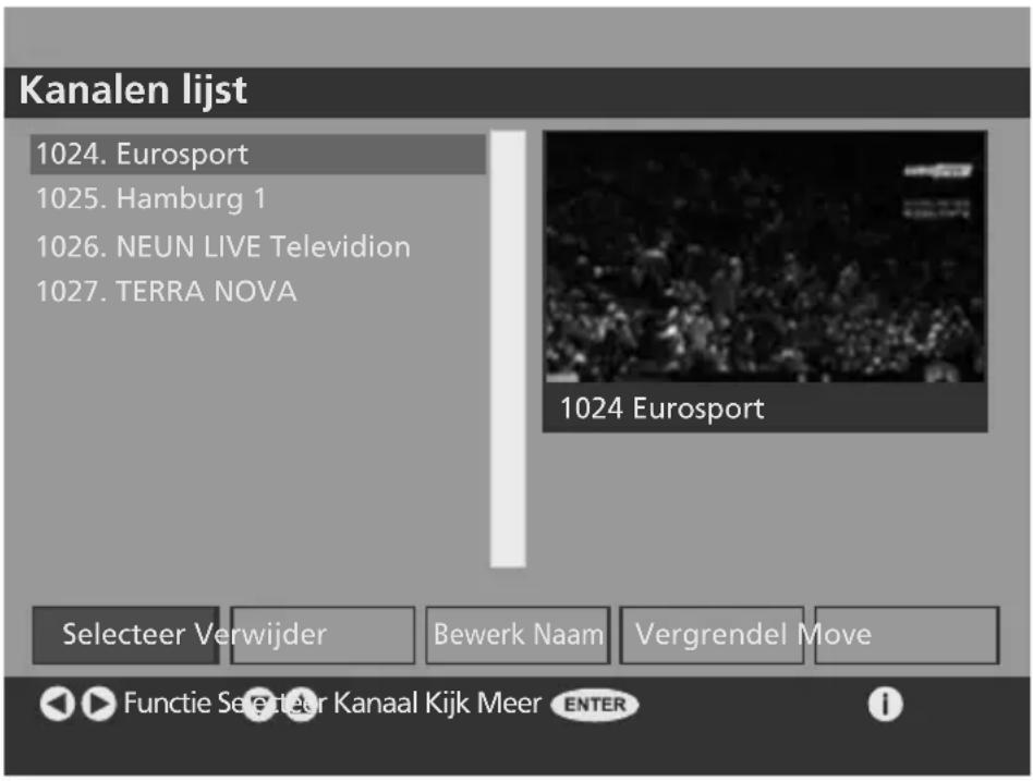 SALORA LCD2237TN - Om de zenderlijst weer te geven - 1