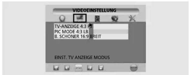 SALORA LCD2237TN - Video Einstellungen (Videoeinrichtung) - 1
