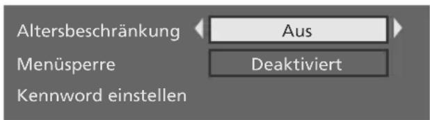 SALORA LCD2237TN - Parental Settings (Kindersicherung) - 1