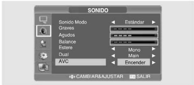 SALORA LCD2237TN - Selección del modo AVC - 1