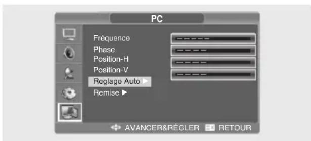 SALORA LCD2237TN - Réglage du menu PC - 1