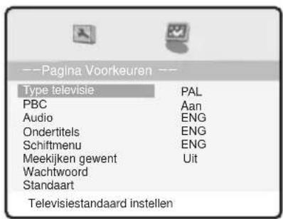 SALORA LCD2211TNDVX - VOORKEUREN INSTellen - 1