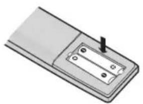 SALORA LCD2211TNDVX - BATTERIJEN INSTALLEREN - 2