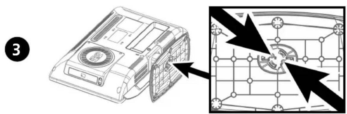 SALORA LCD2037TNDVX - Installing the Stand - 3