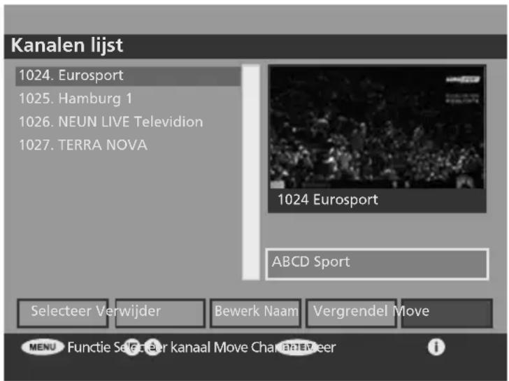 SALORA LCD2037TNDVX - Een zender verplaatsen - 1