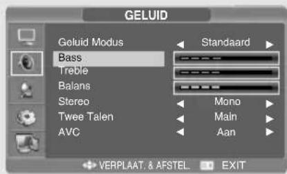 SALORA LCD2037TNDVX - Regeling van hoge en lage tonen - 1