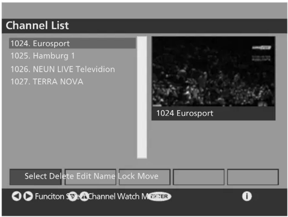 SALORA LCD2037TNDVX - To Display the Channel List - 1