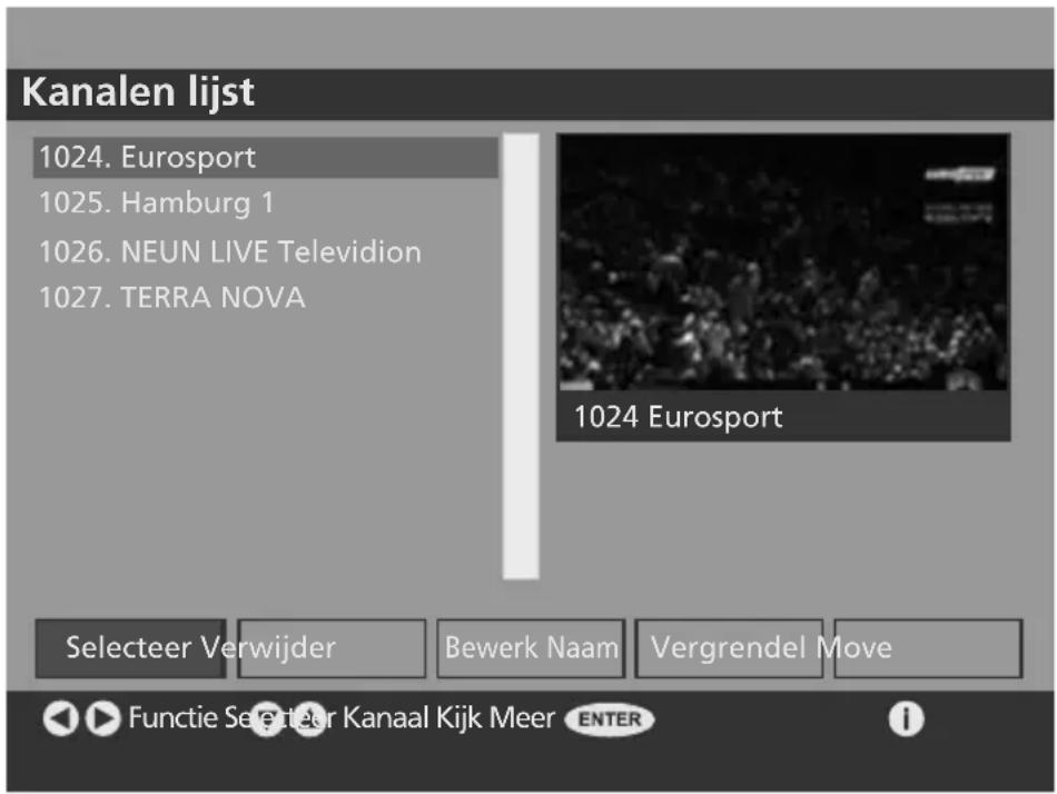 SALORA LCD2037TNDVX - Om de zenderlijst waar te gehen - 1