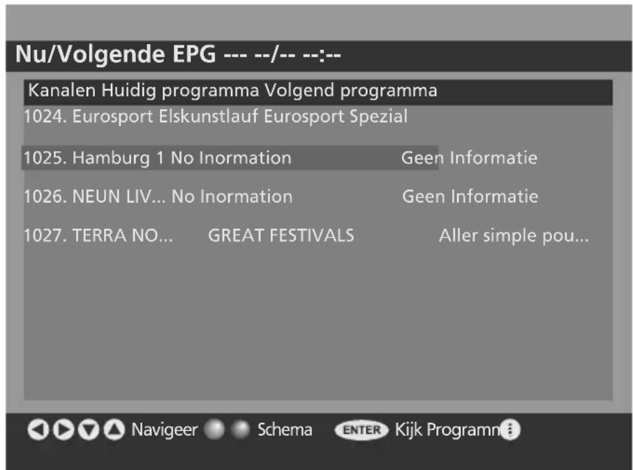 SALORA LCD2037TNDVX - Huidige/Volgende Electroniche Programma Gids - 1