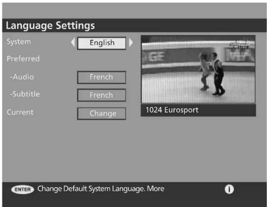 SALORA LCD2037TNDVX - Language - 1