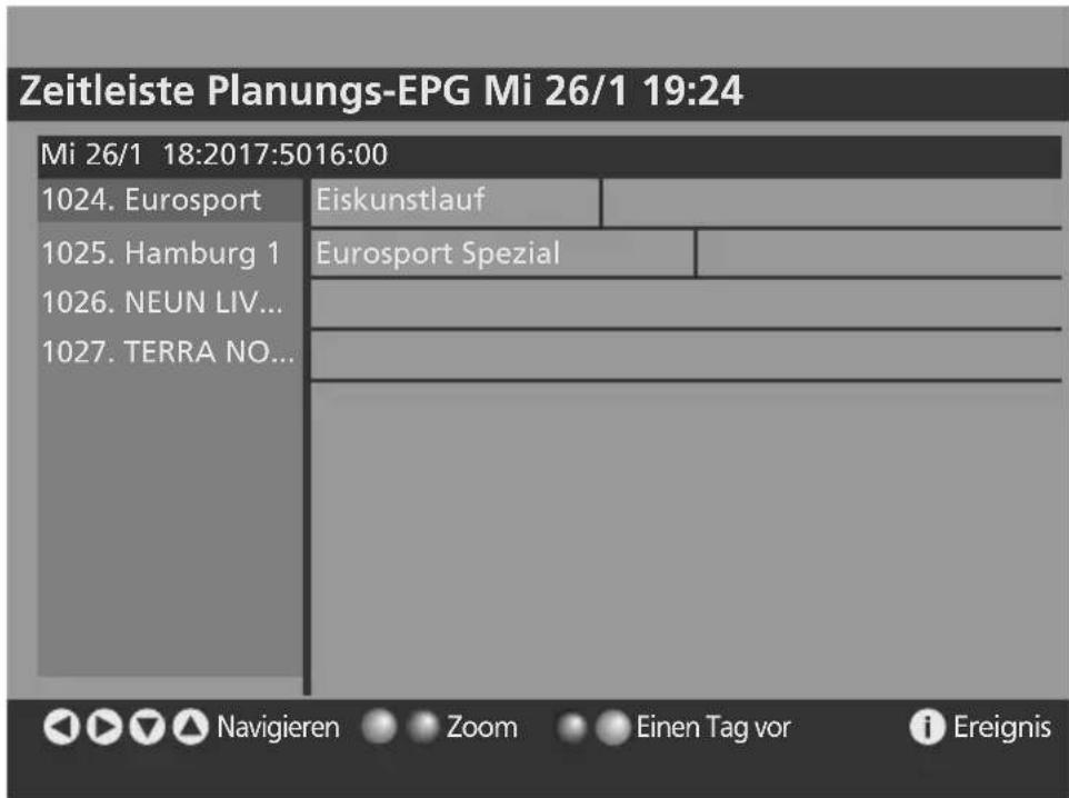SALORA LCD2037TNDVX - Zeitleiste Planungs-EPG - 1
